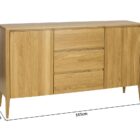 Ąžuolinė Komoda Retro KD330 6 Ąžuolinė Komoda Retro KD330