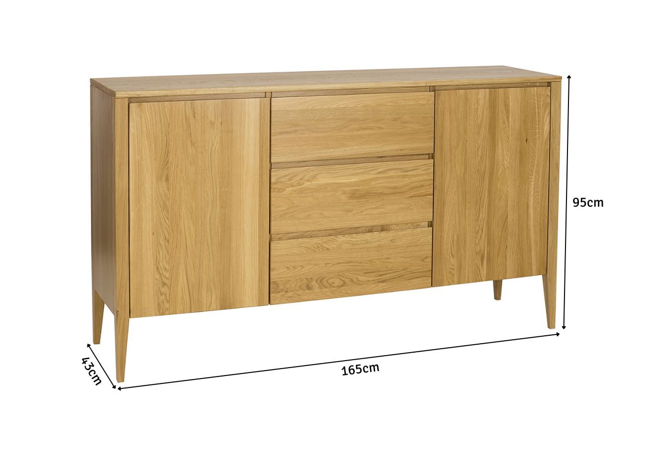 Ąžuolinė Komoda Retro KD330