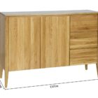 Ąžuolinė Komoda Retro KD338 5 Ąžuolinė Komoda Retro KD338