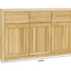 Ąžuolinė komoda VIP KD302 3 Ąžuolinė komoda VIP KD302
