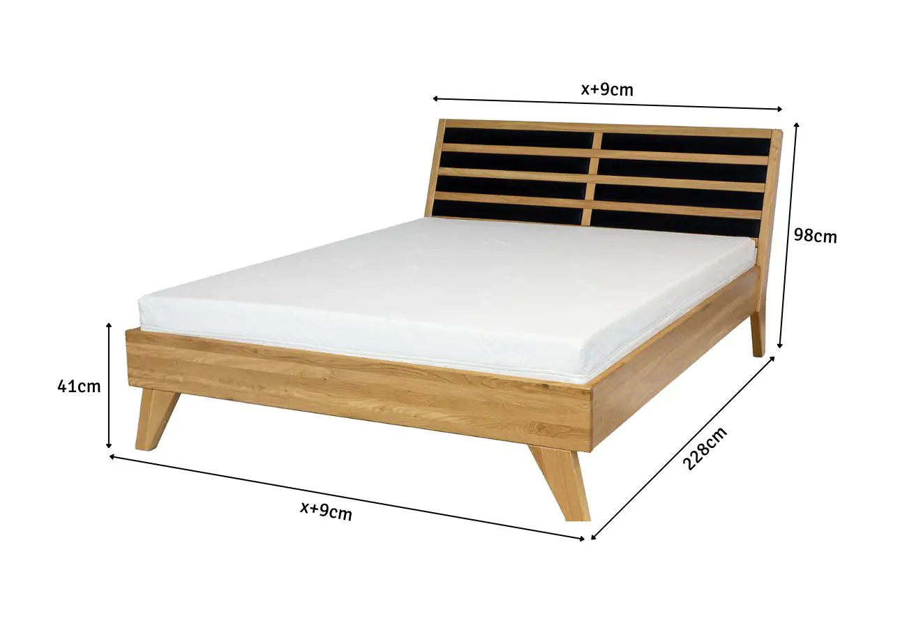 Ąžuolinė Lova LK302 – vaizdas 5