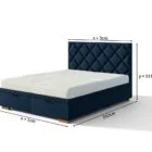 Lova Skive Kontinentinė — vaizdas 4 | Sleeping Expert