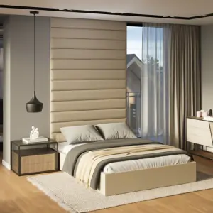 Minkštos sienų plokštės - Horizontalios juostos