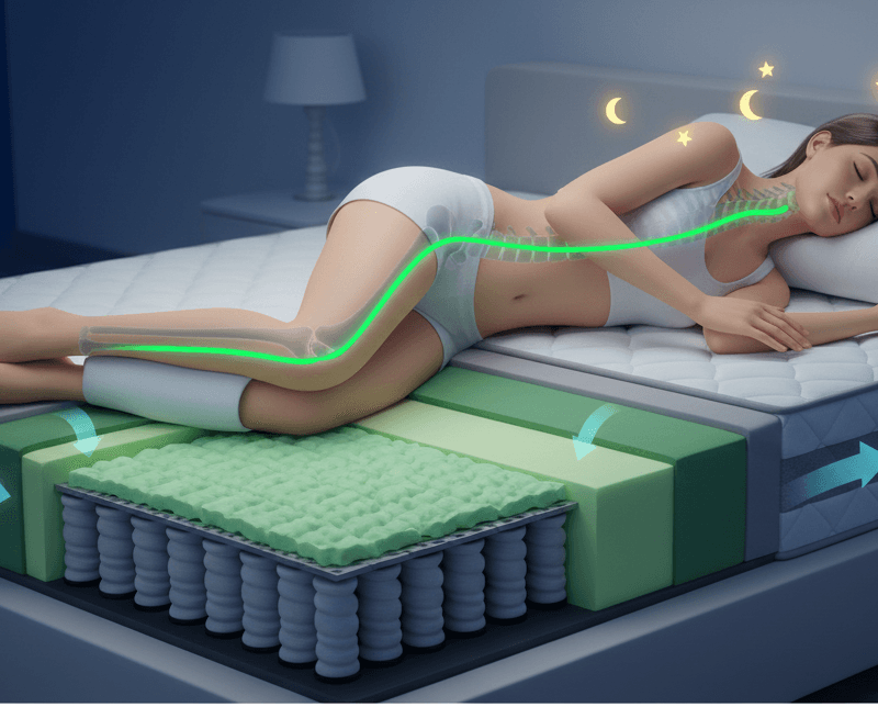 Miego padėtis nugaros skausmui: radikulitas ir išvarža