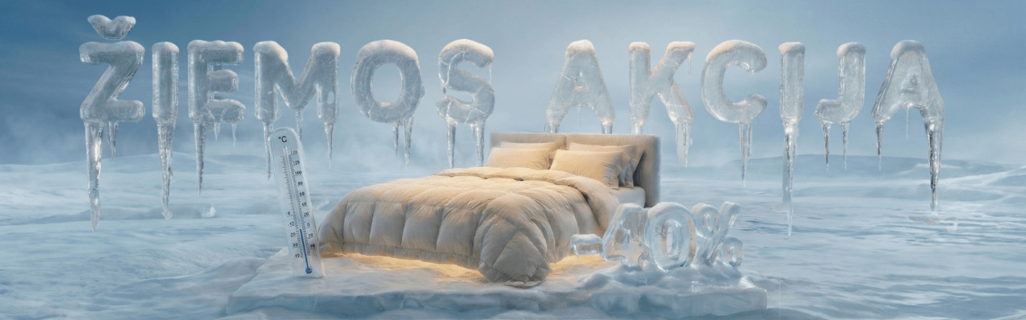 Žiemos Akcija čiužiniams