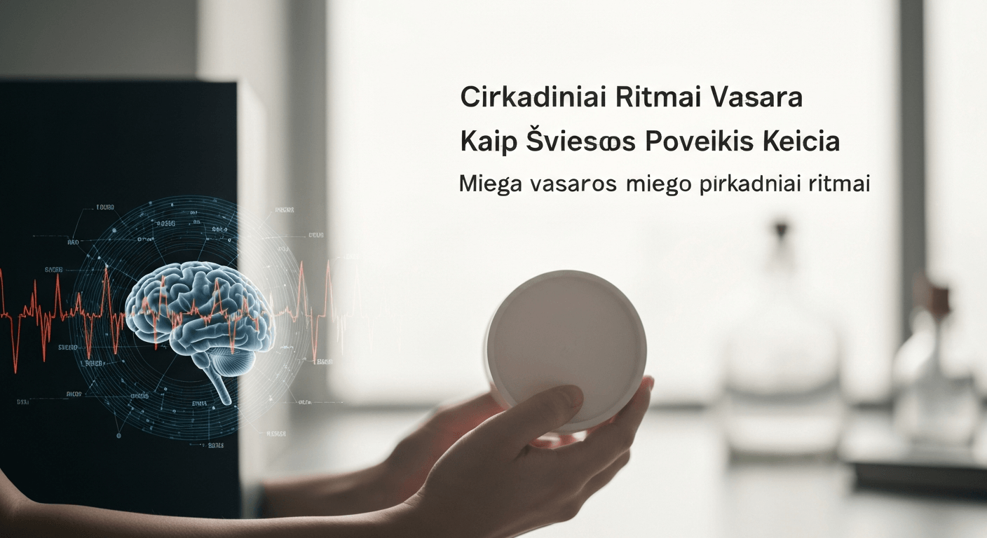 vasaros miego problemos cirkadiniai ritmai