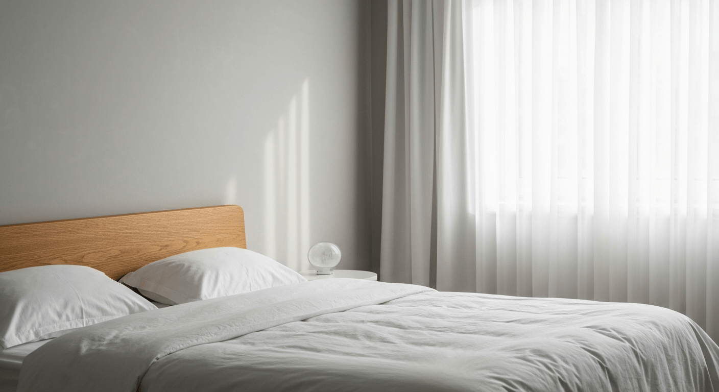 čiužinys astmos ligoniams miegamajame su oro valytuvu