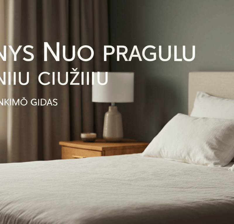 Čiužinys Nuo Pragulų: Medicininių Čiužinių Pasirinkimo Gidas 2026