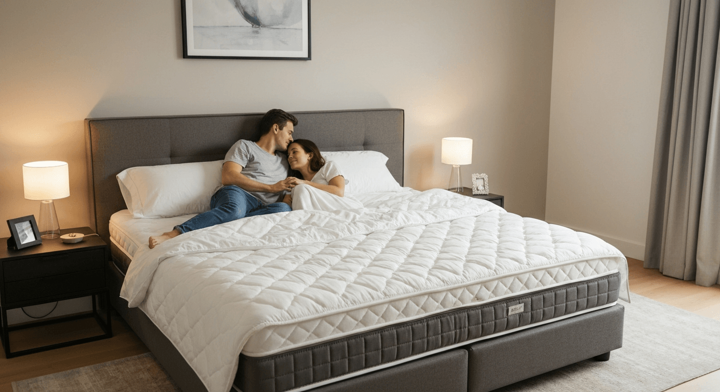 naktinė spintelė poroms miegamajame