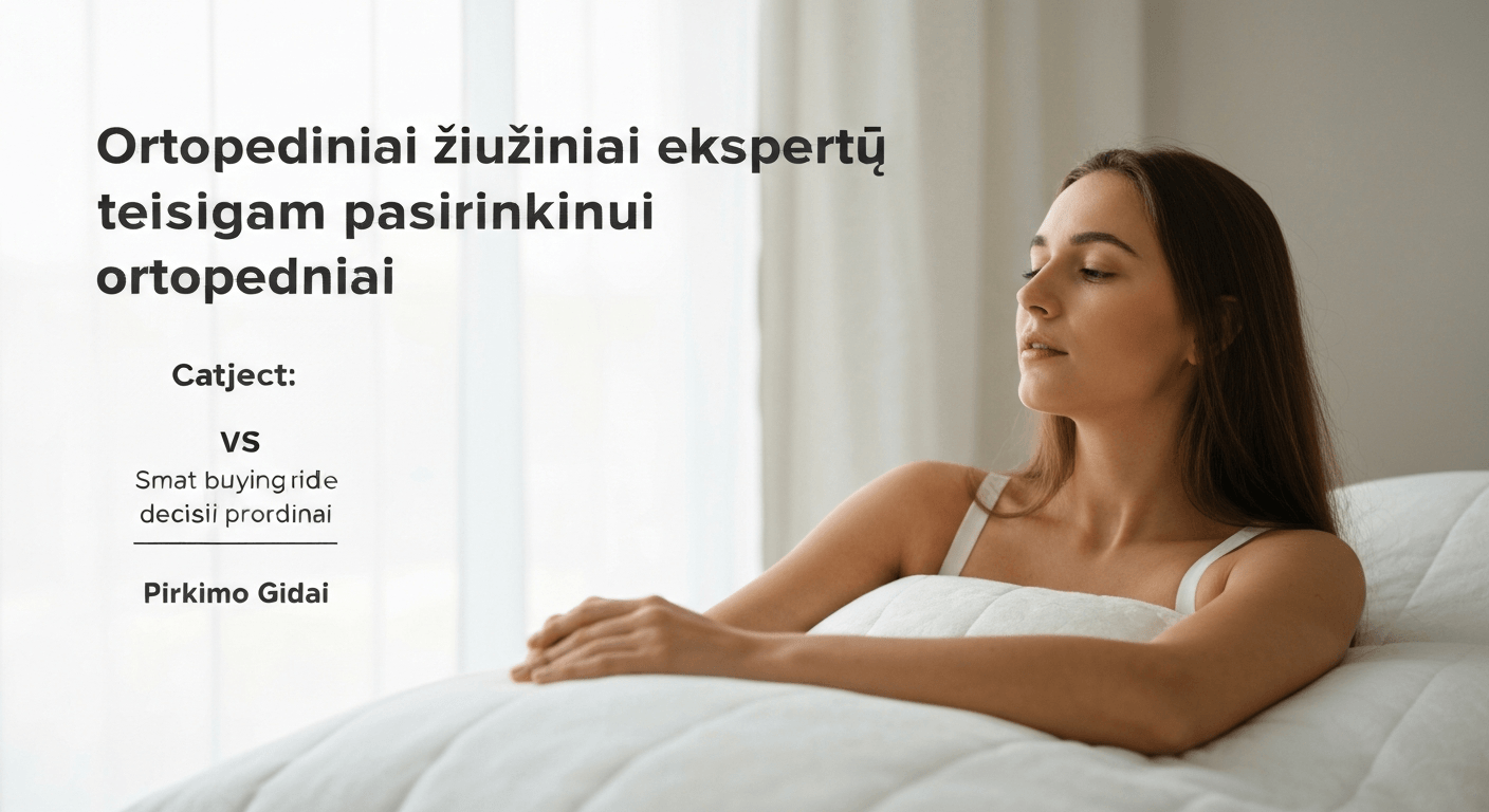 ortopediniai čiužiniai miegamajame su stuburo palaikymo schema
