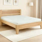 a bed with a mattress