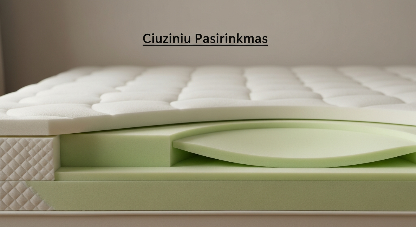 Ortopedinis čiužinys nugaros skausmams – stuburo palaikymas