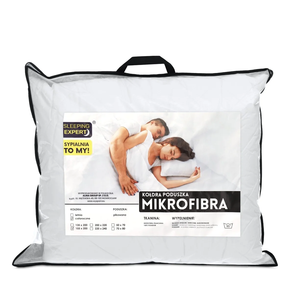 poduszka-mikrofibra-sleeping-expert Mikropluošto pagalvė Sl...