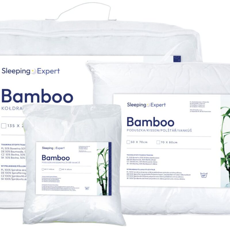 Sleeping Expert Bamboo antklodė ir pagalvė (iliustracinė nuotrauka)