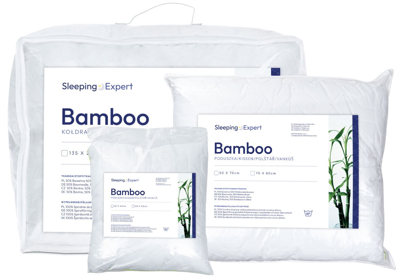 Sleeping Expert Bamboo antklodė ir pagalvė (iliustracinė nuotrauka)